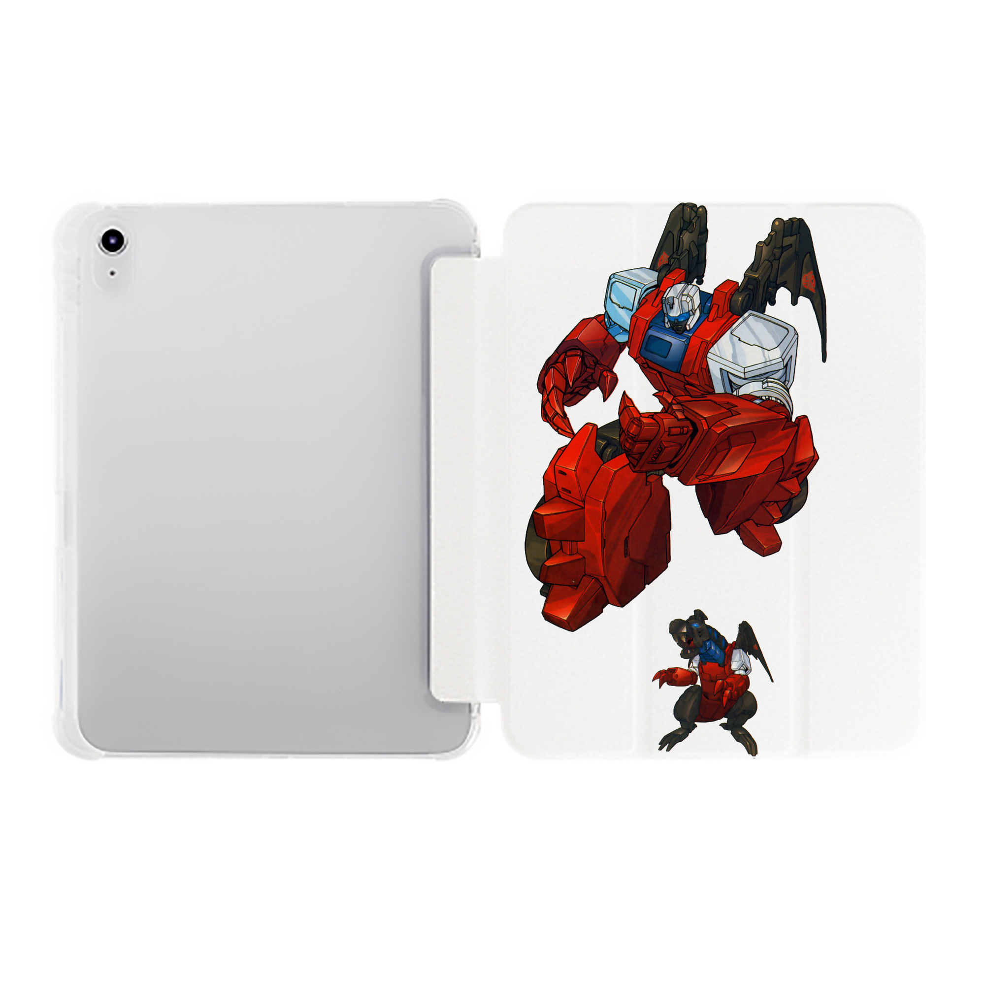 （画像用）  IPad ケース ペン収納付き 三つ折りスタンド PUレザー×シリコン 対応機種9.5/10.5/10.9インチ